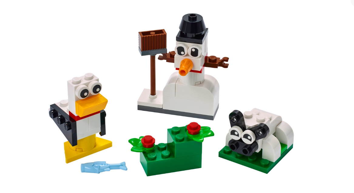 lego classic creative white bricks 11012